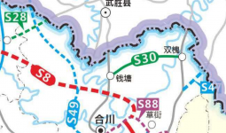 重庆高速公路新饼公开，至2035年合川规划高速再增2条