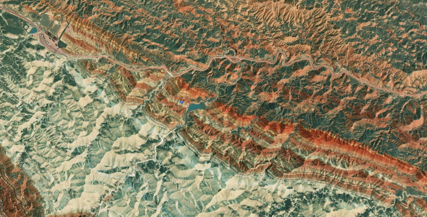 卫星地图——张掖丹霞.png