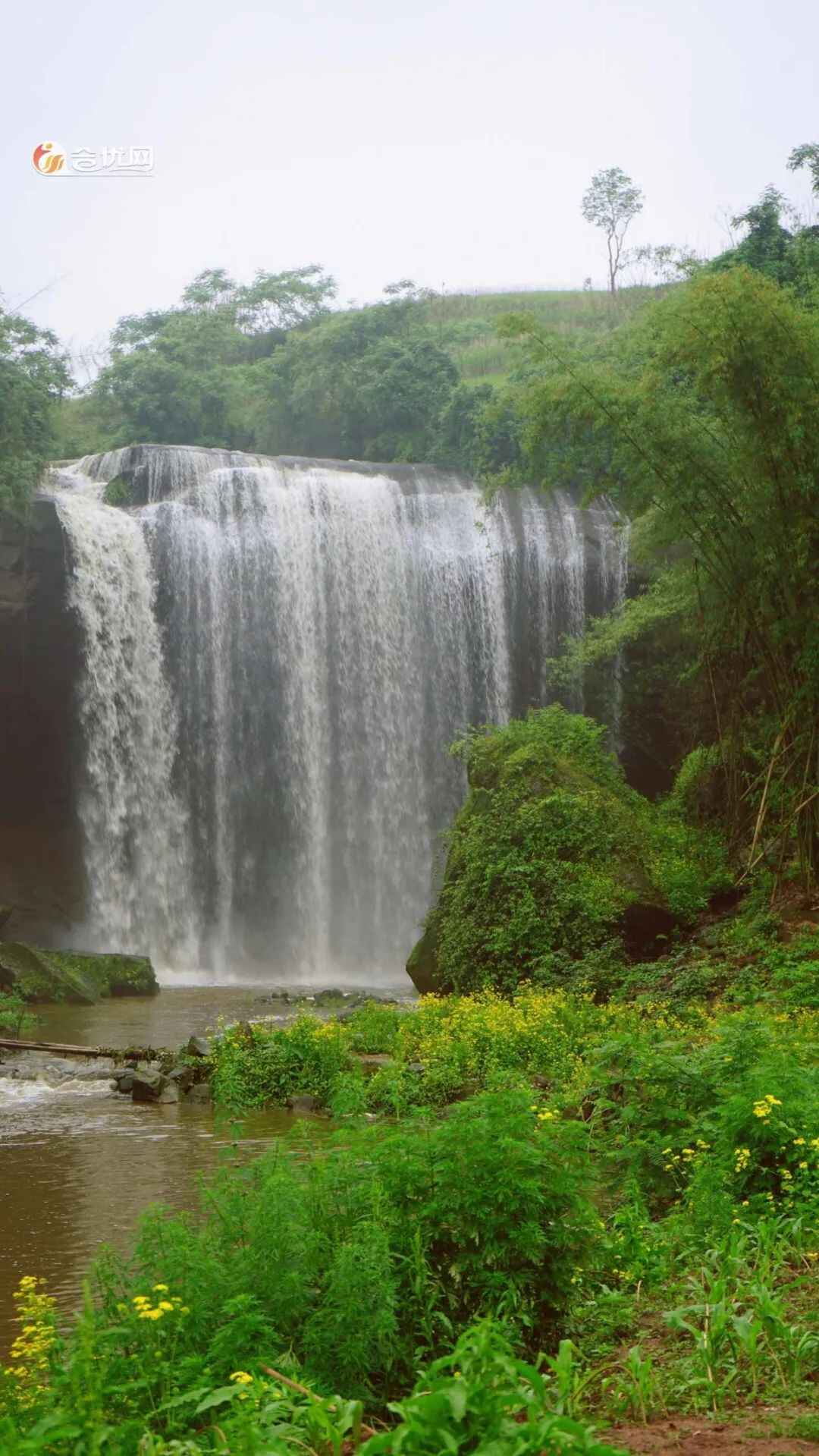 听说这是合川瀑布“天花板”？我不建议你贸然前去